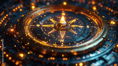 Wallpaper Mural Digital Compass for Strategic Business Exploration Torontodigital.ca