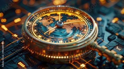 Wallpaper Mural Digital Compass for Strategic Business Exploration Torontodigital.ca