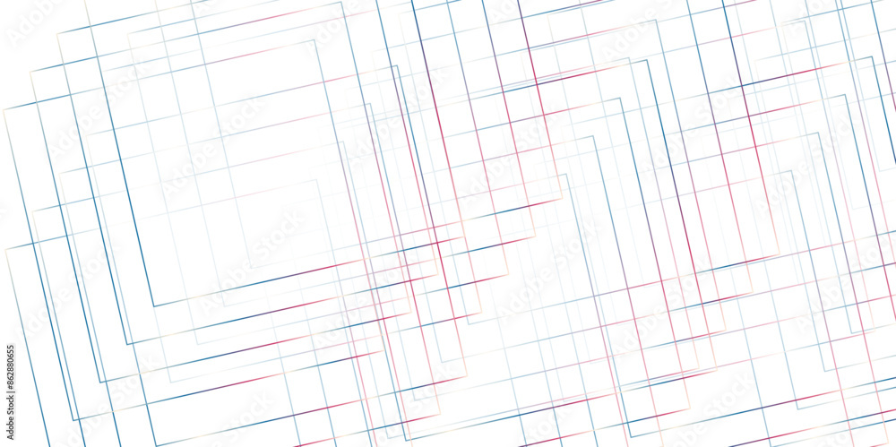 Abstract Multicolor Stripes background design with layers of Geometric shapes. Stylized monochrome of square. Vector futuristic digital landscape with geometric shape and realistic line. Abstract Multicolor Stripes background design with layers of Geometric shapes. Stylized monochrome of square. Vector futuristic digital landscape with geometric shape and realistic line.