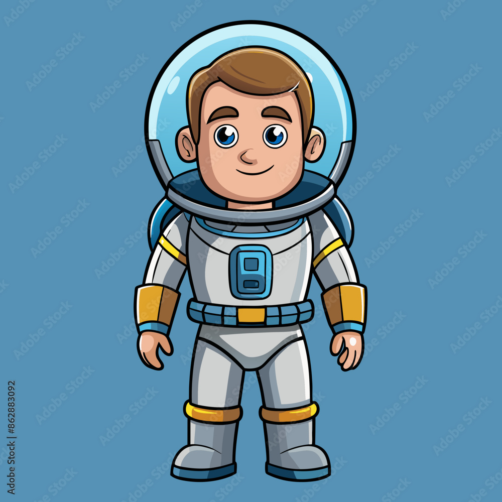 vector illustration of astronaut vector illustration of astronaut