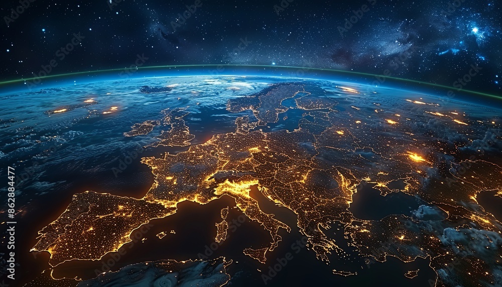 From a cosmic perspective, the European region is a network of interconnected data centers and information superhighways From a cosmic perspective, the European region is a network of interconnected data centers and information superhighways