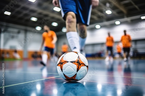 Futsal is a football-based game played on a hardcourt
