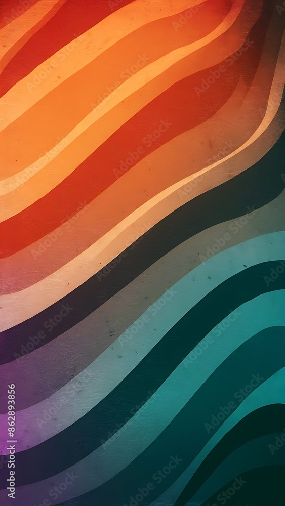 Obraz premium retro gradient background with grain texture wallpaper
