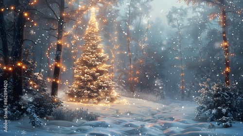 Wallpaper Mural Impressive winter morning in Carpathian mountains with snow covered fir trees. Colorful outdoor scene, Happy New Year celebration concept. Artistic style post processed photo. Torontodigital.ca