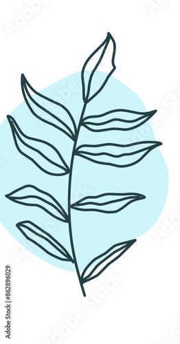 abstract plant illustration