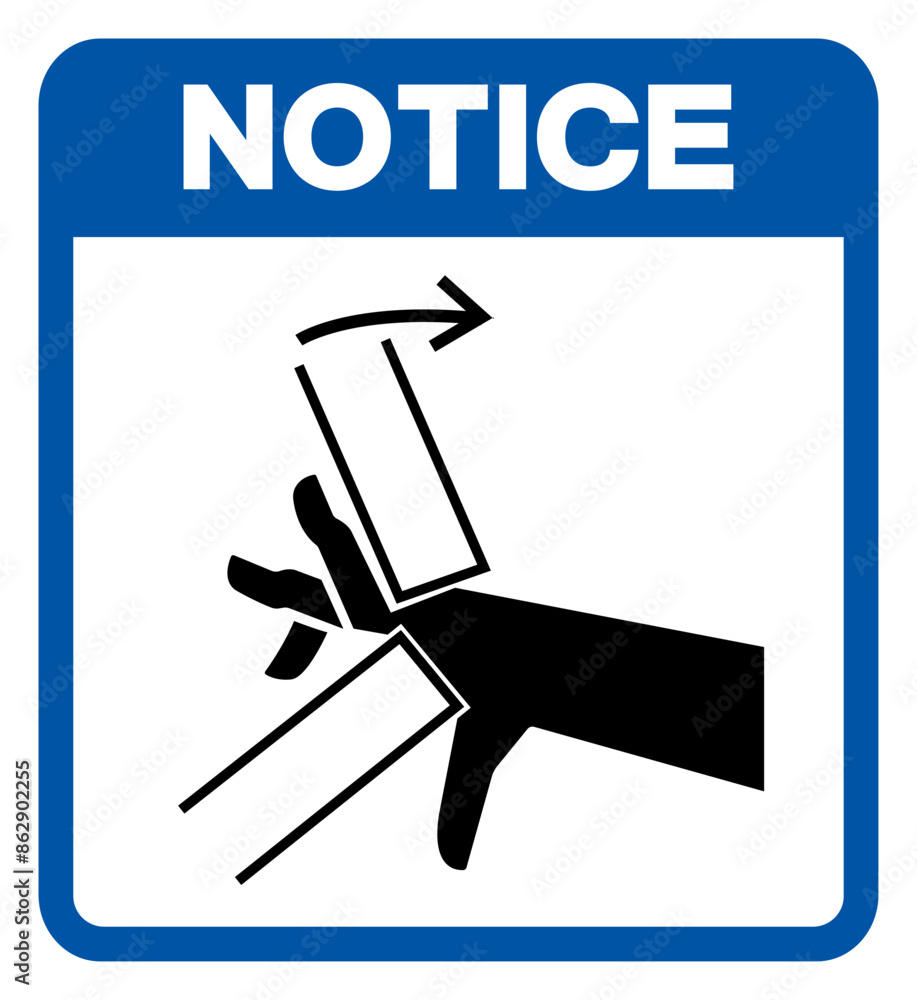 Caution Hand Crush Pinch Point Symbol Sign, Vector Illustration, Isolate On White Background Label .EPS10 Caution Hand Crush Pinch Point Symbol Sign, Vector Illustration, Isolate On White Background Label .EPS10