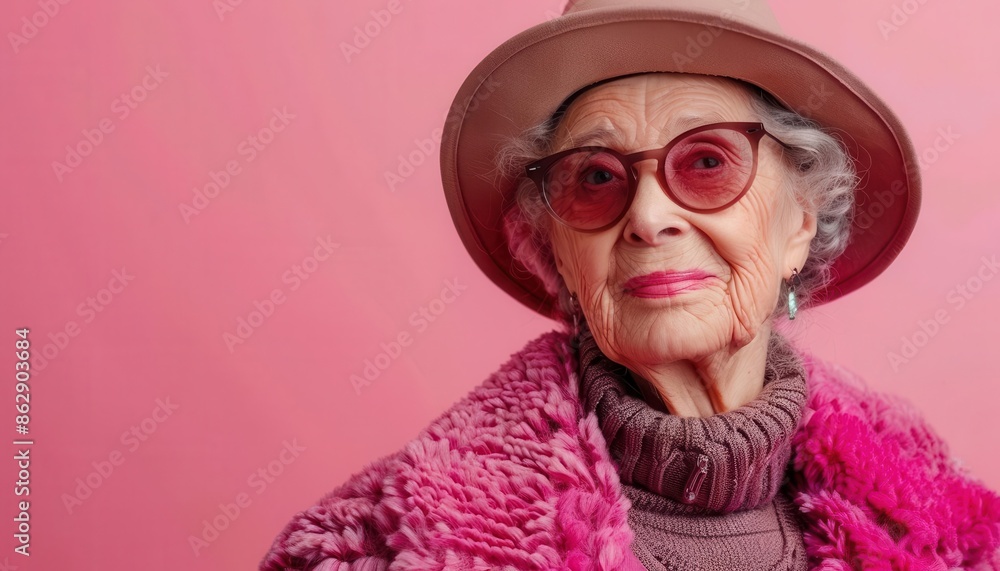 Create a stylish backdrop background for showcasing elderly fashion trends Create a stylish backdrop background for showcasing elderly fashion trends