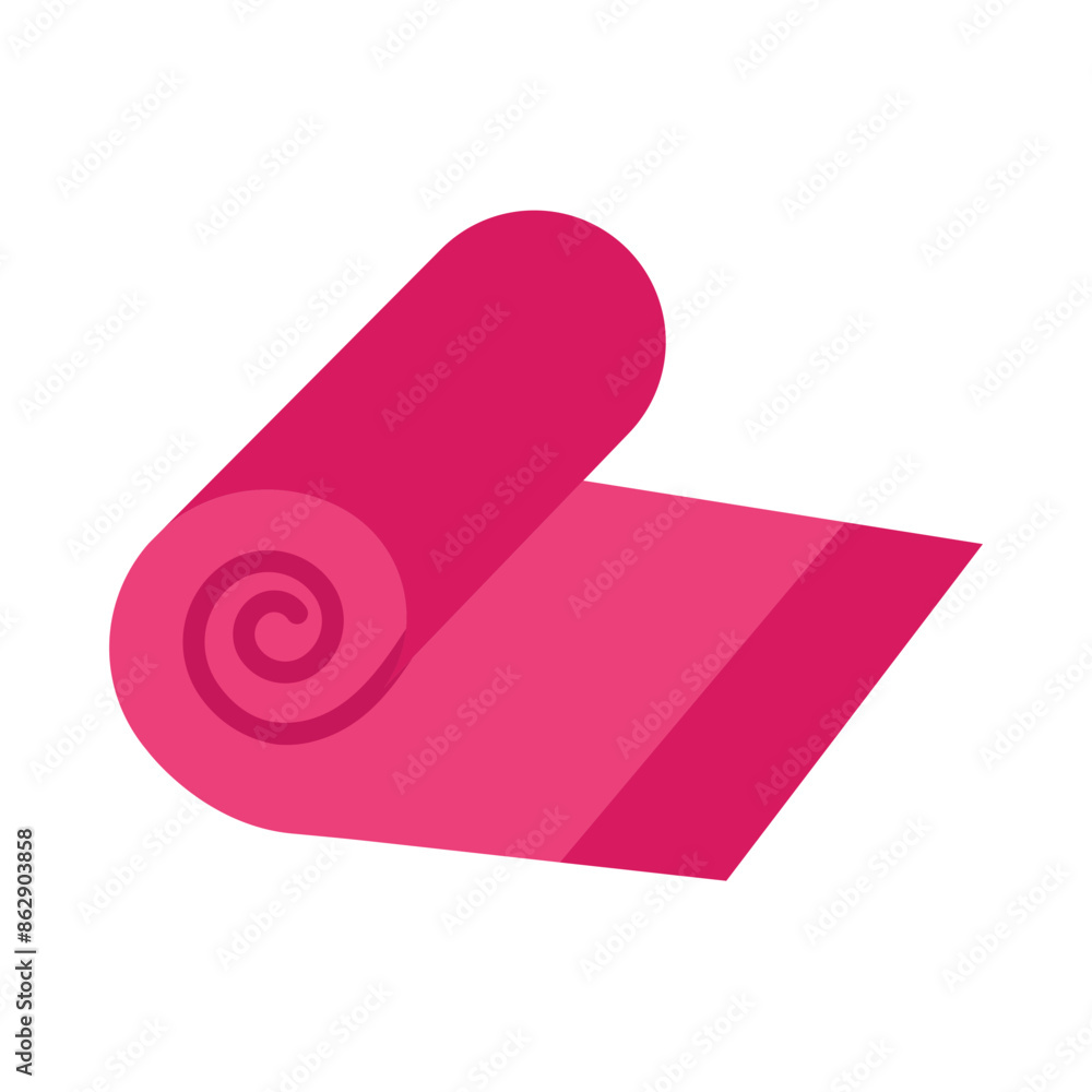 Yoga Mat flat icon Yoga Mat flat icon