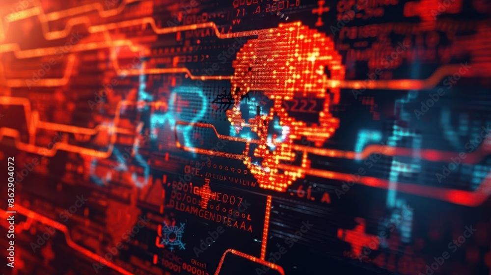 Warning of a potential malware attack on the system Warning of a potential malware attack on the system