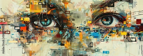 Use art to convey the fragility of digital privacy