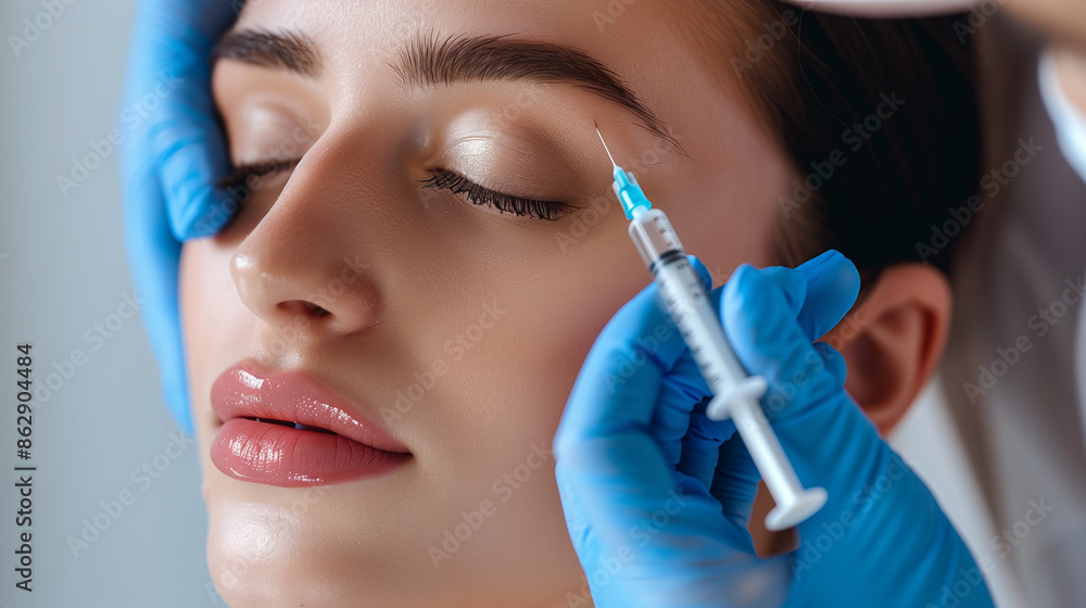 Aesthetic Treatment with Beautiful Women Close up Image Aesthetic Treatment with Beautiful Women Close up Image