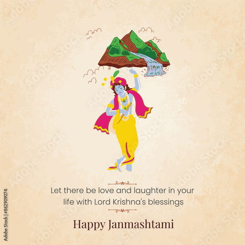 Happy Janmashtami, Giridhar Govardhan Puja
Shri krishna