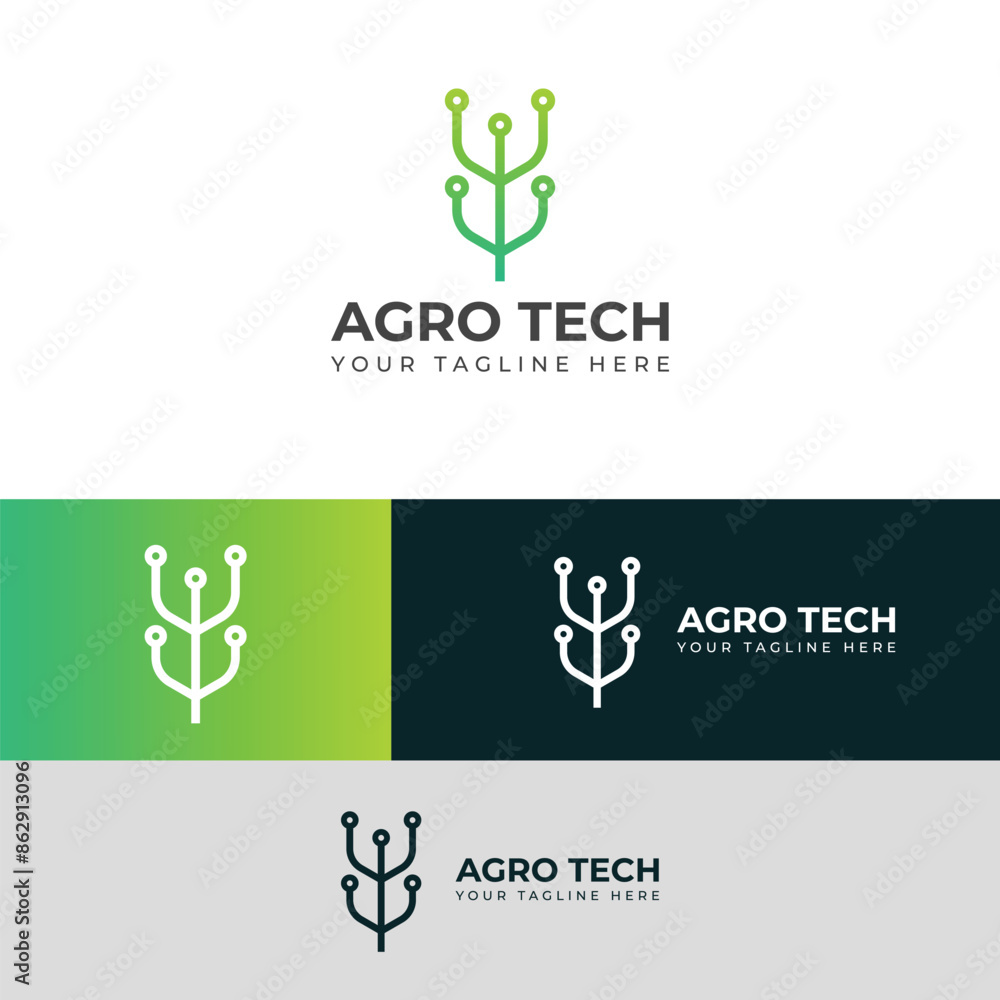 Creative Agro tech logo design
