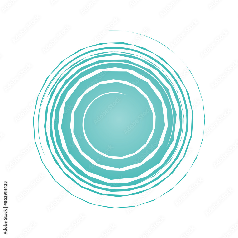 Fototapeta premium Abstract Spiral Gradient shapes