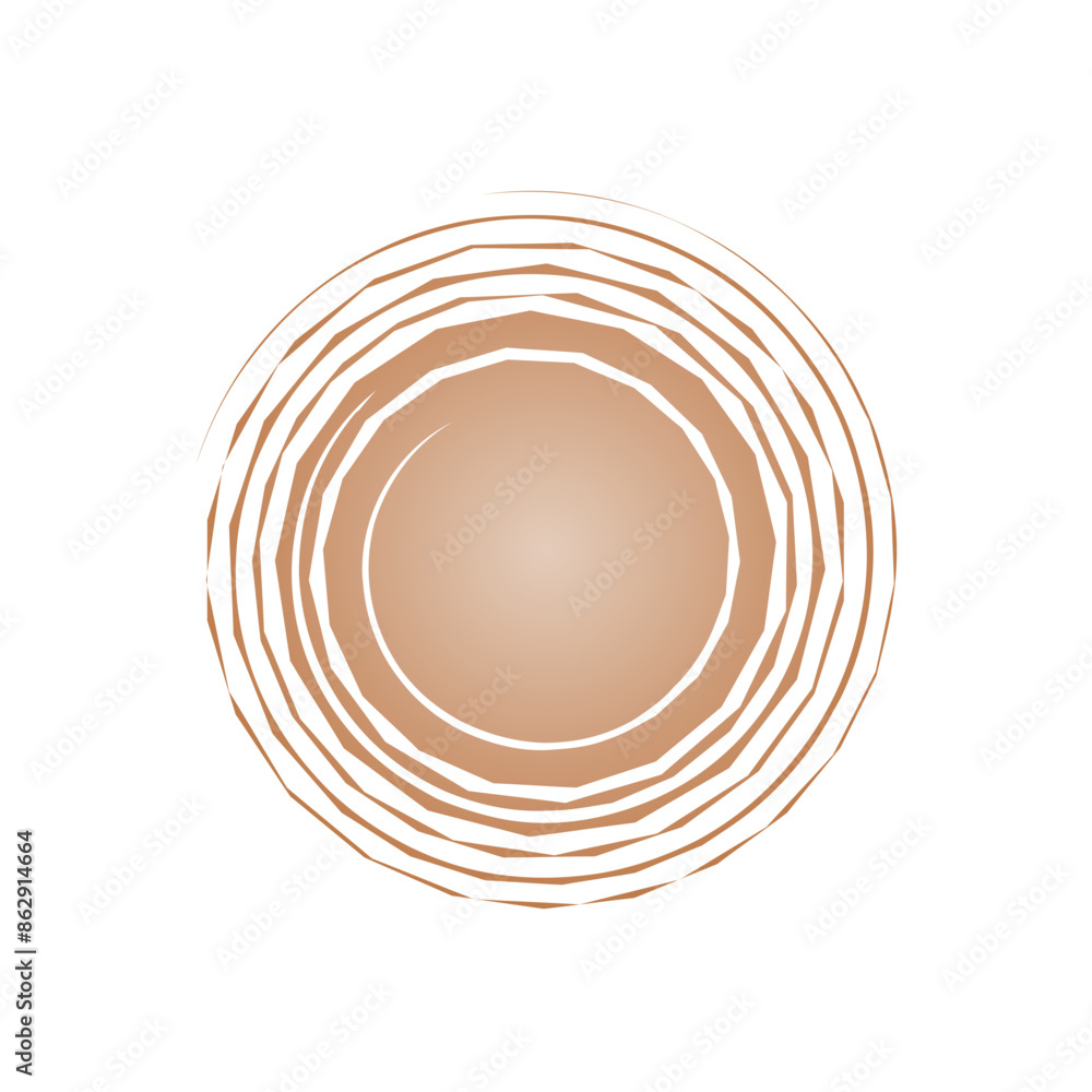 Abstract Spiral Gradient shapes
