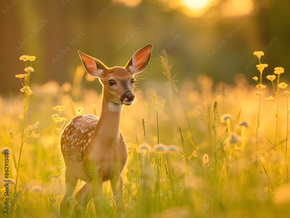 deer in the forest deer in the forest