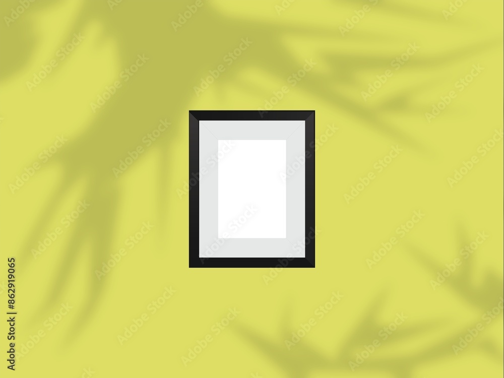 Mockup blank frame minimal with soft shadows and light overlay as template for design presentation, etc. Mockup blank frame minimal with soft shadows and light overlay as template for design presentation, etc.