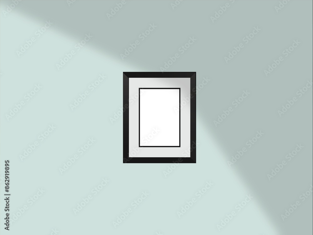 Mockup blank frame minimal with soft shadows and light overlay as template for design presentation, etc. Mockup blank frame minimal with soft shadows and light overlay as template for design presentation, etc.