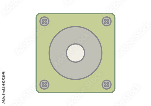 Disco duro físico o hdd verde
