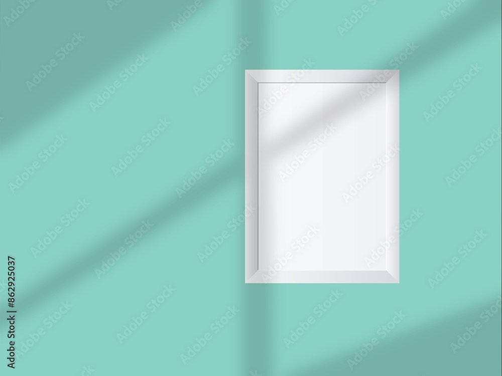 Blank mockup frame photo modern and minimal with soft shadows and light overlay as template for design presentation. Blank mockup frame photo modern and minimal with soft shadows and light overlay as template for design presentation.