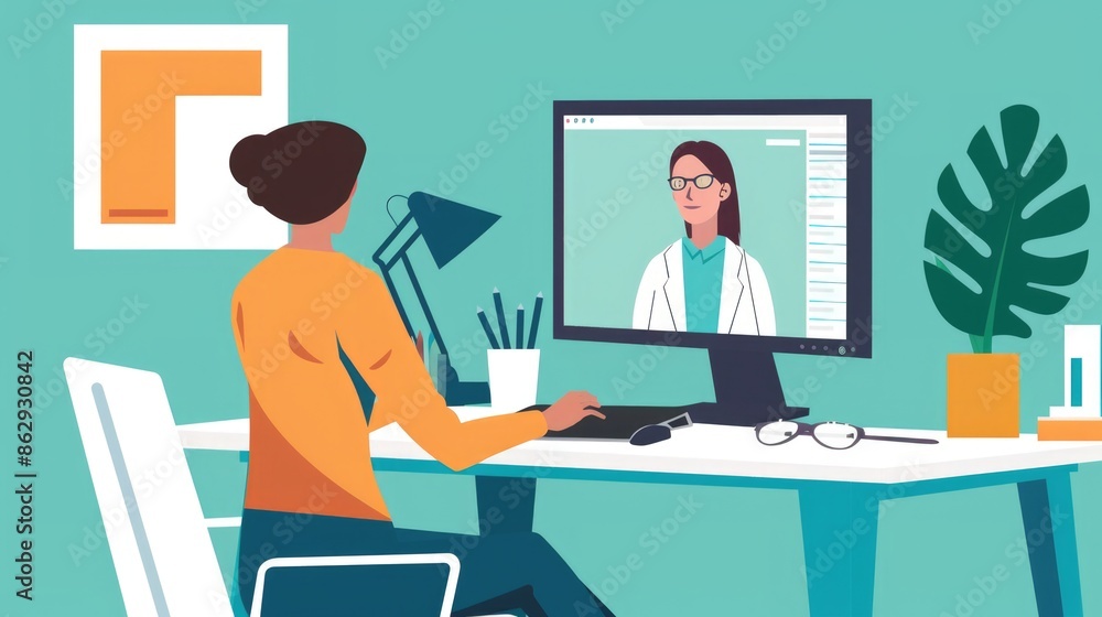 Virtual Teletherapy Session: Online Mental Health Services through Video Call Virtual Teletherapy Session: Online Mental Health Services through Video Call