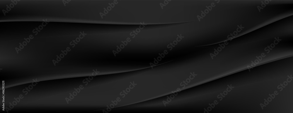 Abstract black fabric background with elegant lines texture Abstract black fabric background with elegant lines texture