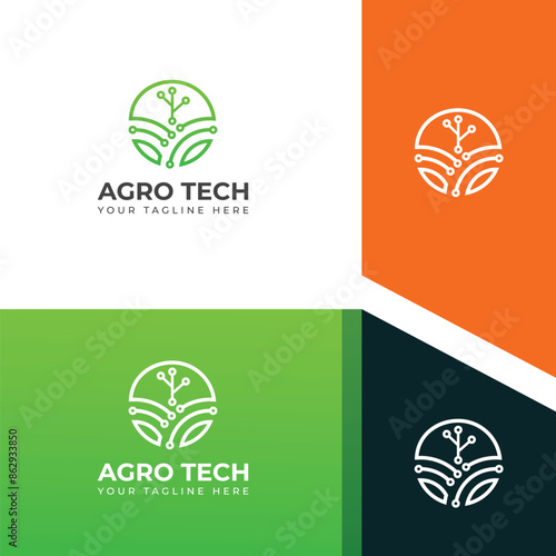 Creative Agro tech logo design