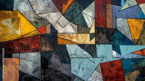 Modern Abstract wallpapers and backgrounds. Cubism abstract wallpaper
