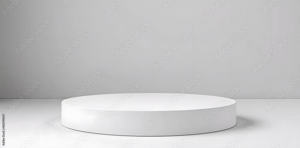 3d white round podium mock up 3d white round podium mock up
