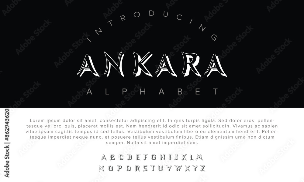 Luxury Ankara alphabet letters font for logo Luxury Ankara alphabet letters font for logo