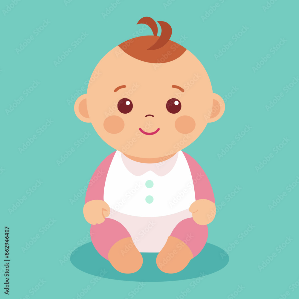 cartoon illustration of baby cartoon illustration of baby
