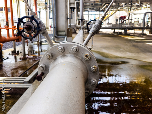 industrial zone pipelines and pipes