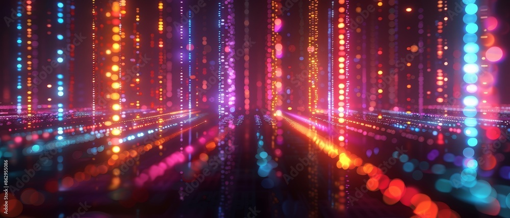 Abstract Colorful Bokeh Background. Abstract Colorful Bokeh Background.