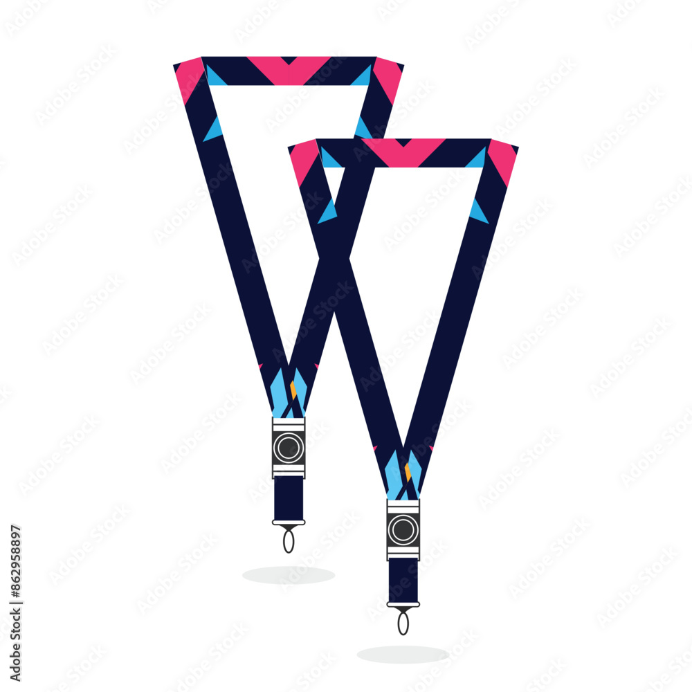 Modern ID card lanyard Modern ID card lanyard