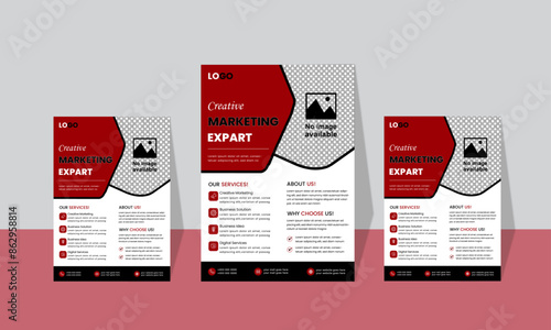 Creative Business Flyer design Teamplate