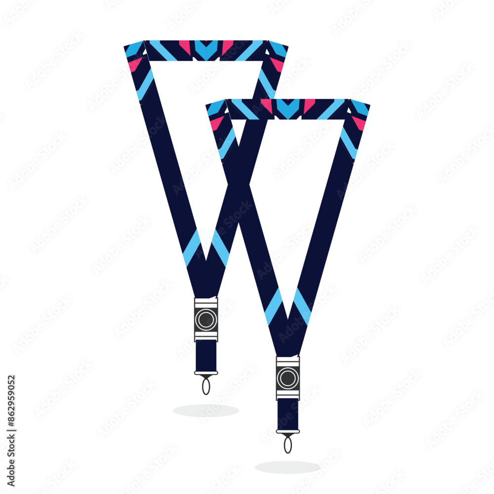 Modern ID card lanyard Modern ID card lanyard