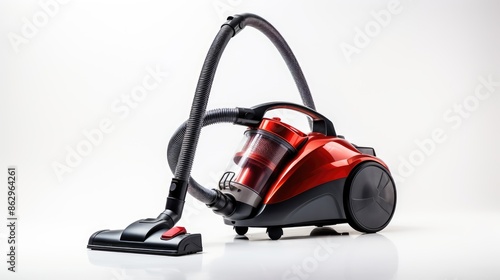 Vacuum cleaner on white background