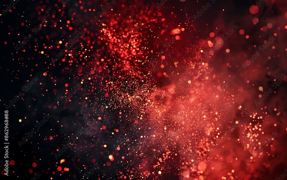Abstract red smoke on black background. Fantasy fractal texture. Digital art Abstract red smoke on black background. Fantasy fractal texture. Digital art