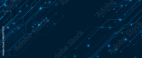 Abstract structure circuit computer cube technology business background. Vector art.