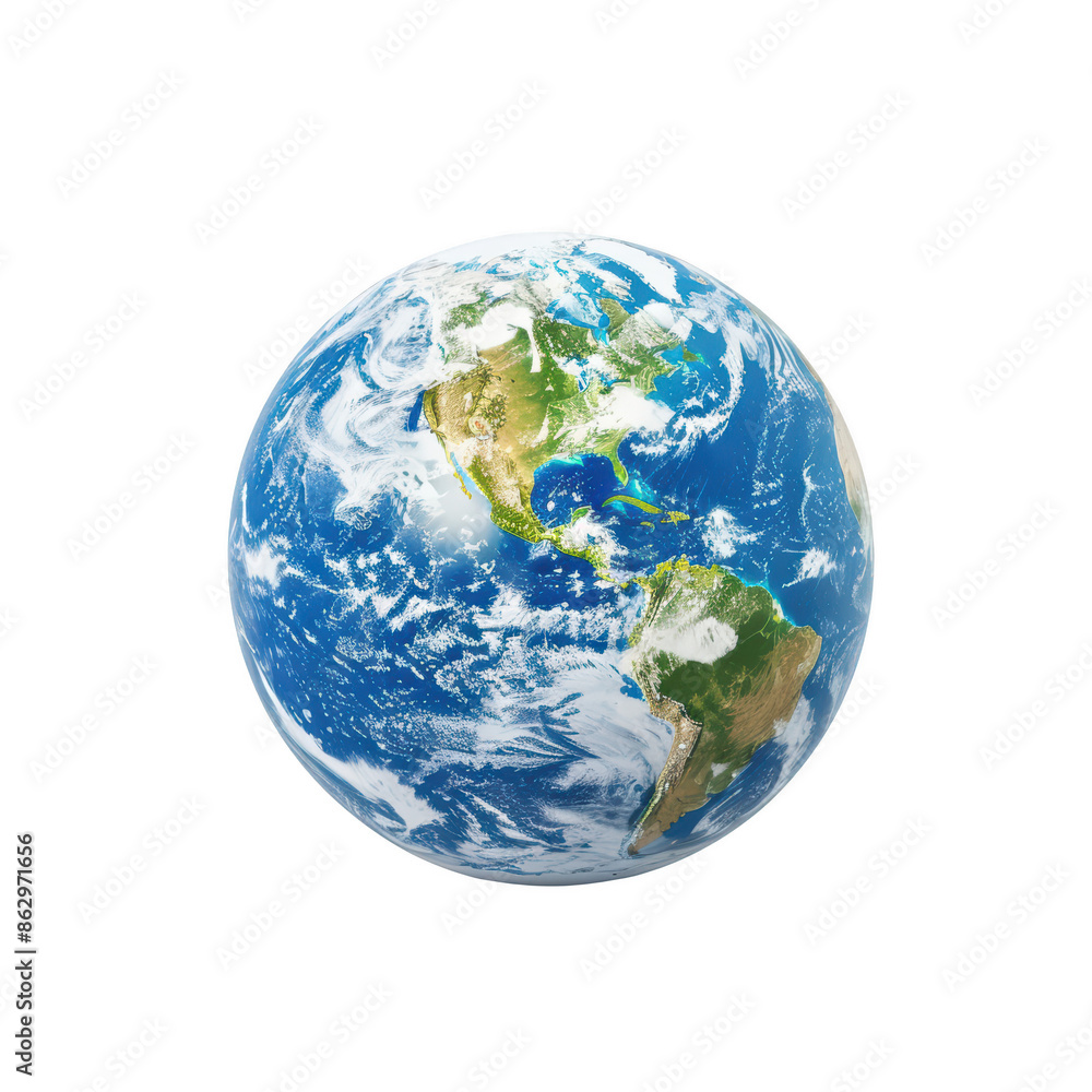 planet Earth focusing on North and South America, depicting geography, atmosphere, and natural beauty from space. planet Earth focusing on North and South America, depicting geography, atmosphere, and natural beauty from space.