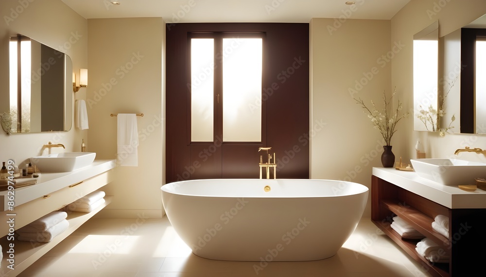 Photo interior modern design room 3d illustration Photo interior modern design room 3d illustration