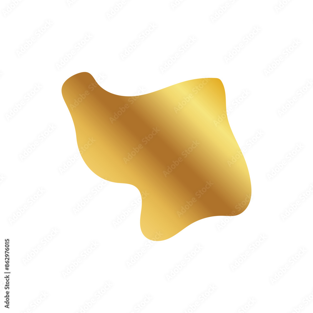 Liquid Fluid Golden Gradient random organic shapes Liquid Fluid Golden Gradient random organic shapes