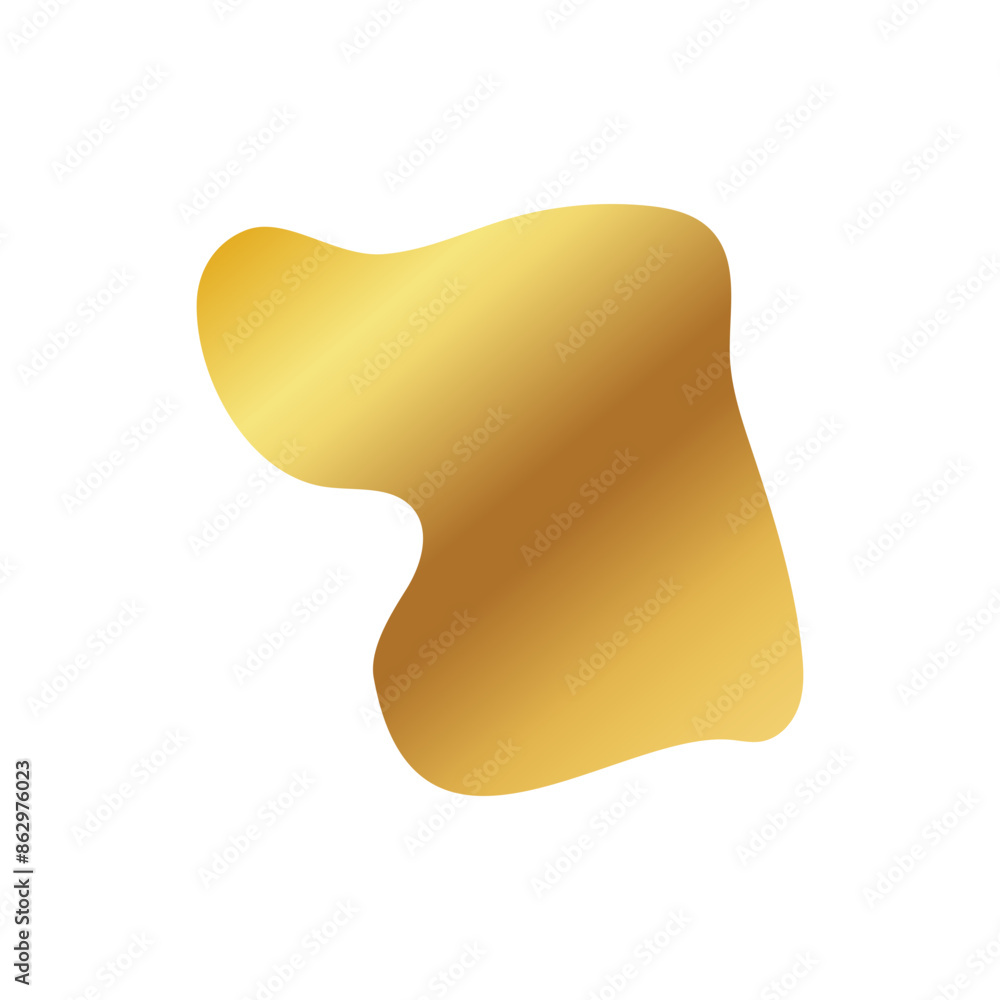 Liquid Fluid Golden Gradient random organic shapes Liquid Fluid Golden Gradient random organic shapes