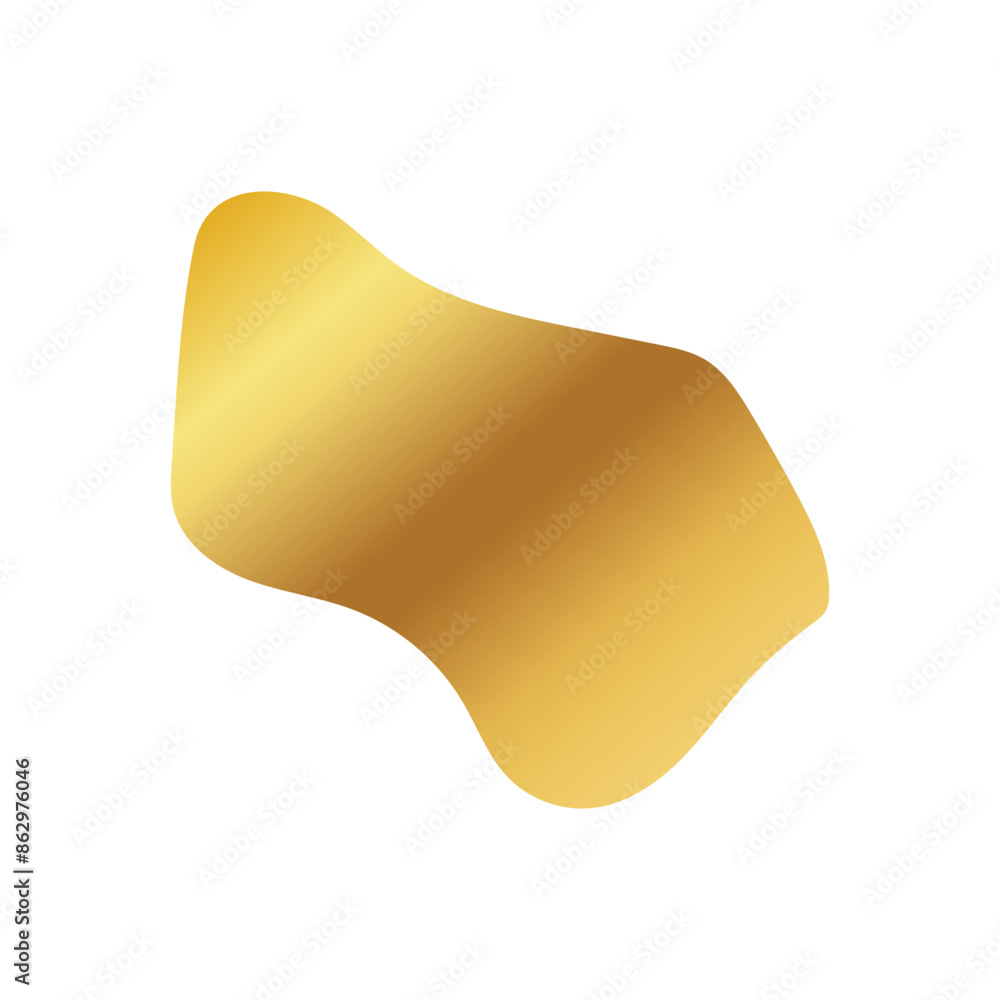 Liquid Fluid Golden Gradient random organic shapes Liquid Fluid Golden Gradient random organic shapes