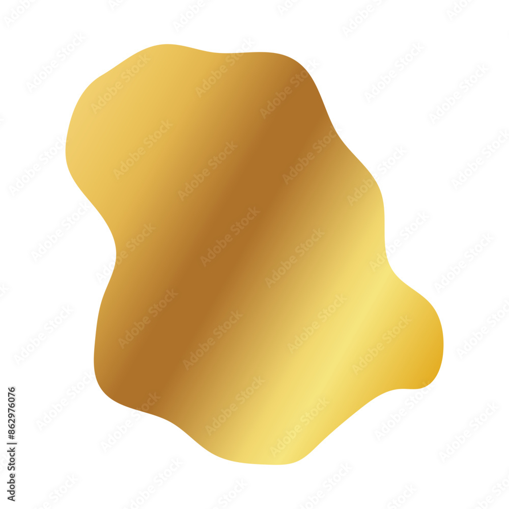 Liquid Fluid Golden Gradient random organic shapes Liquid Fluid Golden Gradient random organic shapes
