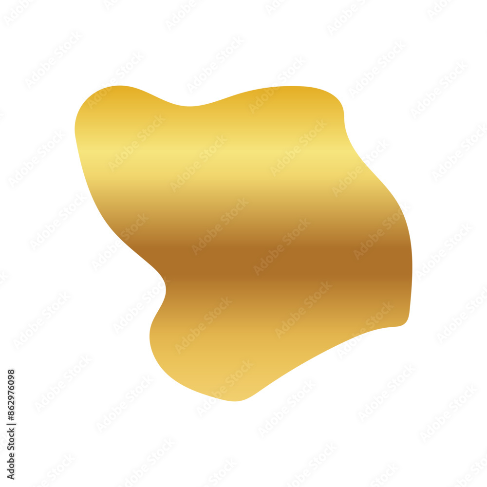 Liquid Fluid Golden Gradient random organic shapes Liquid Fluid Golden Gradient random organic shapes