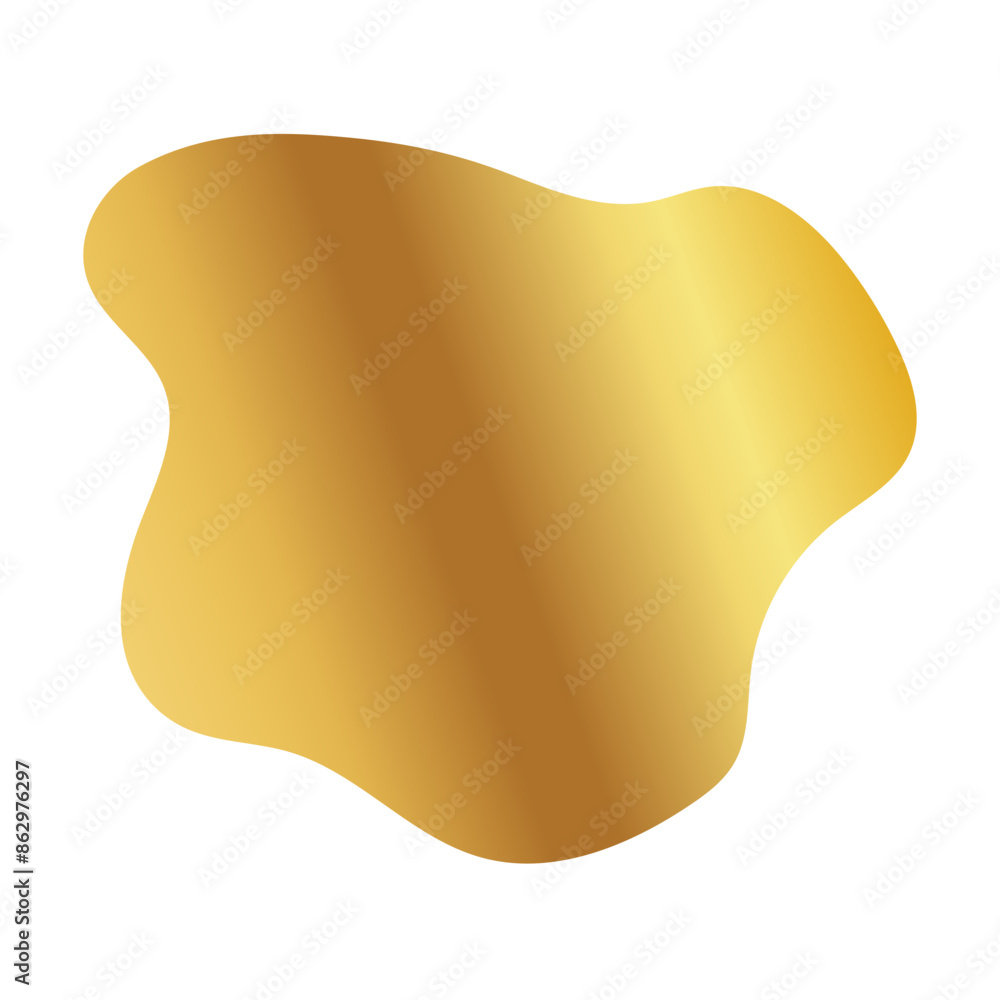 Liquid Fluid Golden Gradient random organic shapes Liquid Fluid Golden Gradient random organic shapes