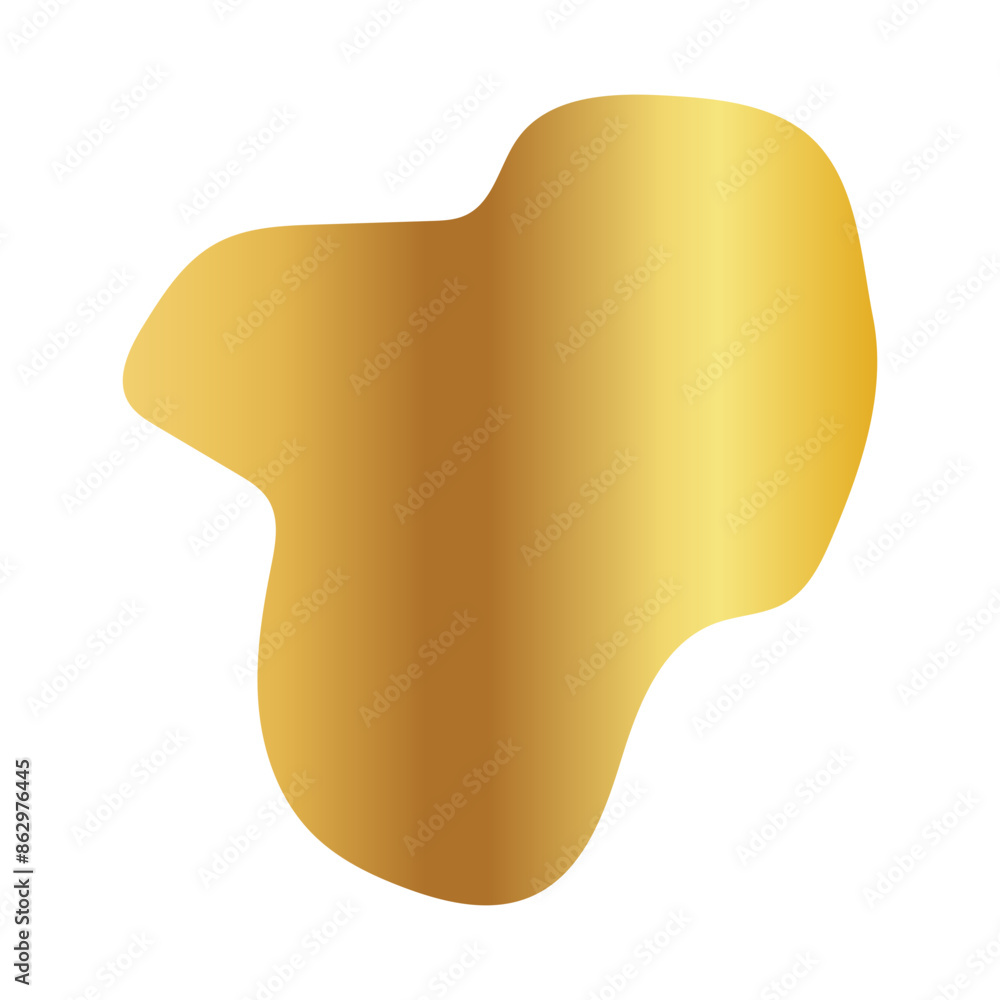 Liquid Fluid Golden Gradient random organic shapes Liquid Fluid Golden Gradient random organic shapes