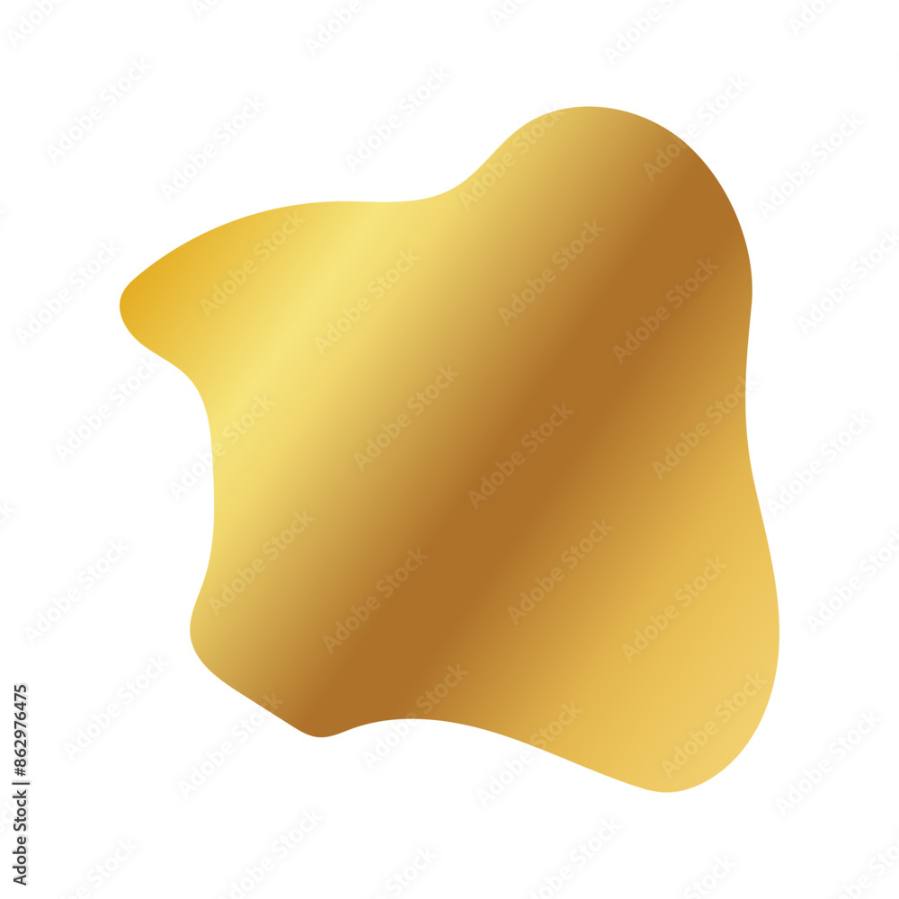 Liquid Fluid Golden Gradient random organic shapes Liquid Fluid Golden Gradient random organic shapes