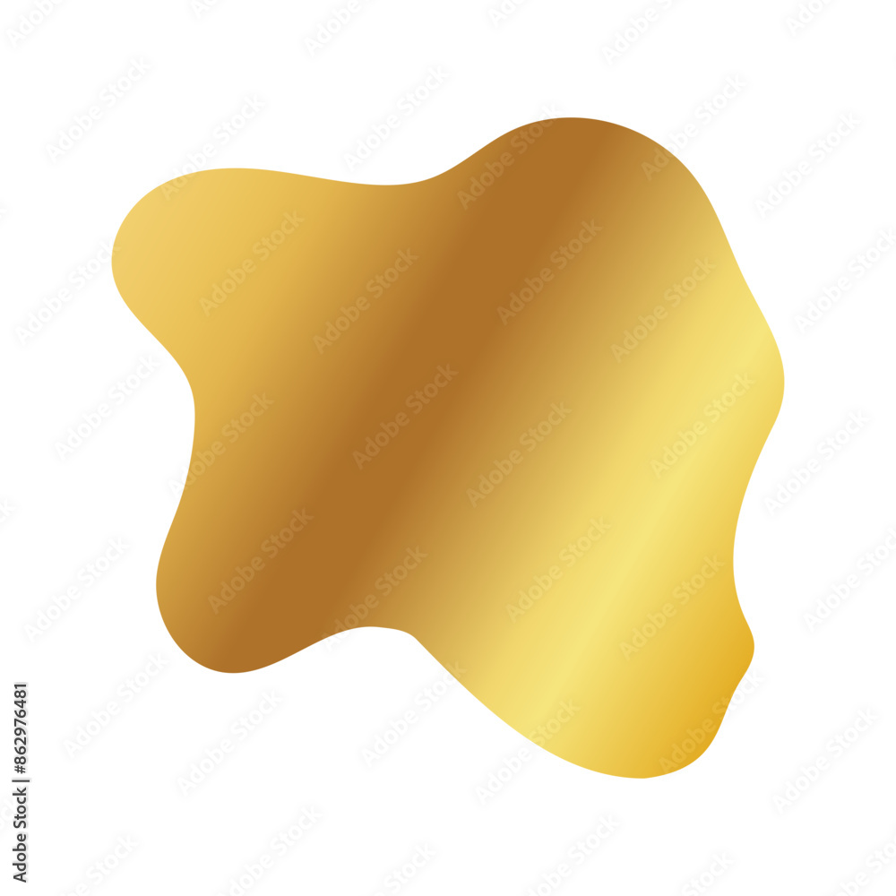 Liquid Fluid Golden Gradient random organic shapes Liquid Fluid Golden Gradient random organic shapes